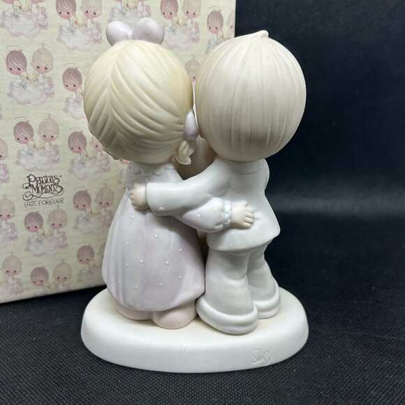 Precious Moments "God Bless The Day We Found You" figurine (boy) Signed by Sam - Picture 2 of 5